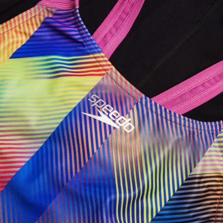 Купальник Speedo Allover Digital Rrdbreaker (Женский; 40 (52); черный/мультиколор)